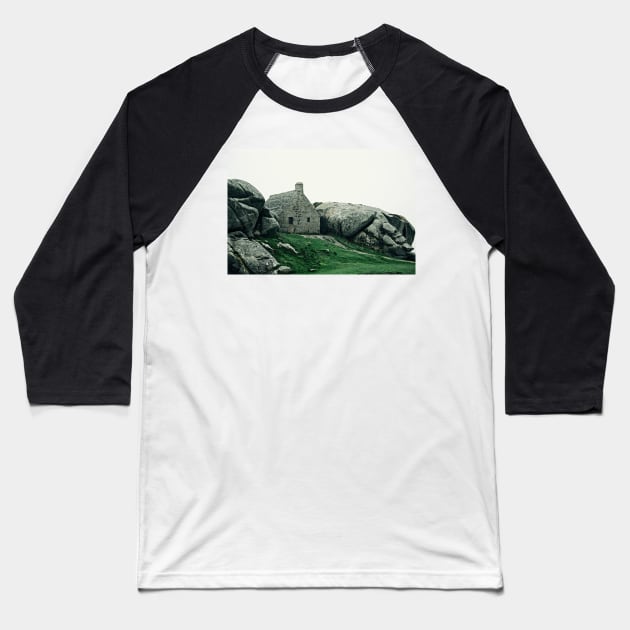 Meneham - La maison au toit de pierre Baseball T-Shirt by rollier